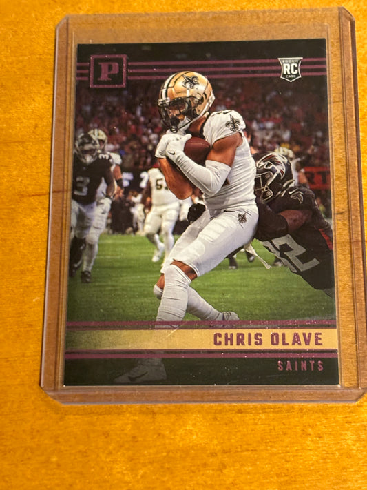 Chris Olave Panini Canvas (Pink) Rookie PA-8