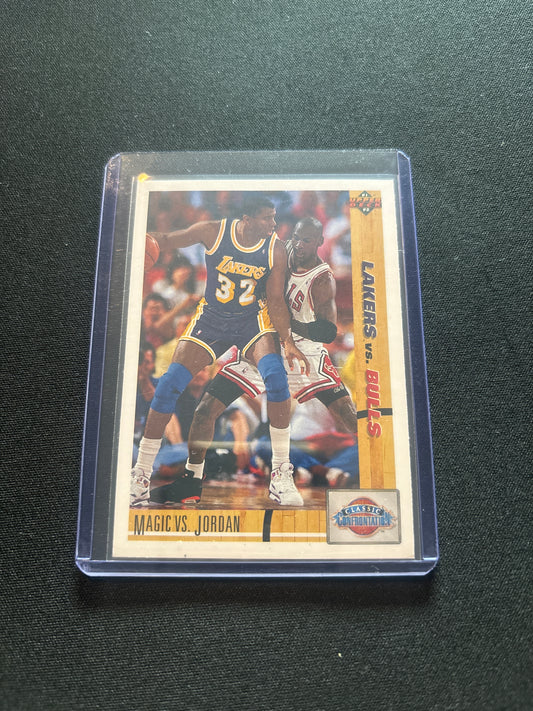 Michael Jordan vs. Magic Johnson 92 Upper Deck #34