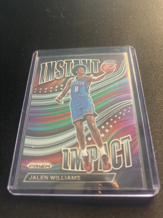 Jalen Williams Panini Prizm Instant Impact Rookie #11