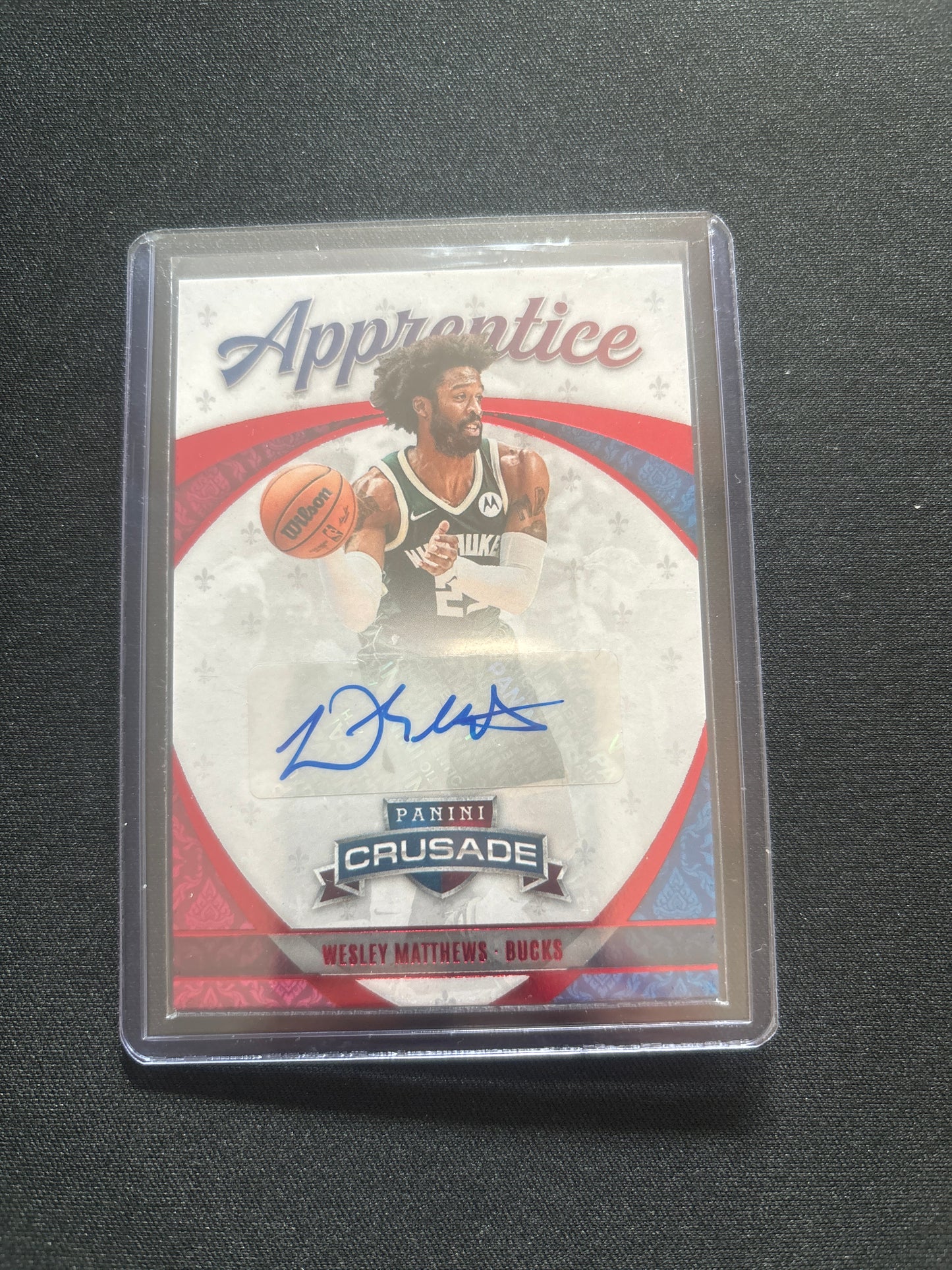 Wesley Matthews Panini Crusade Apprentice Autograph APP-WES