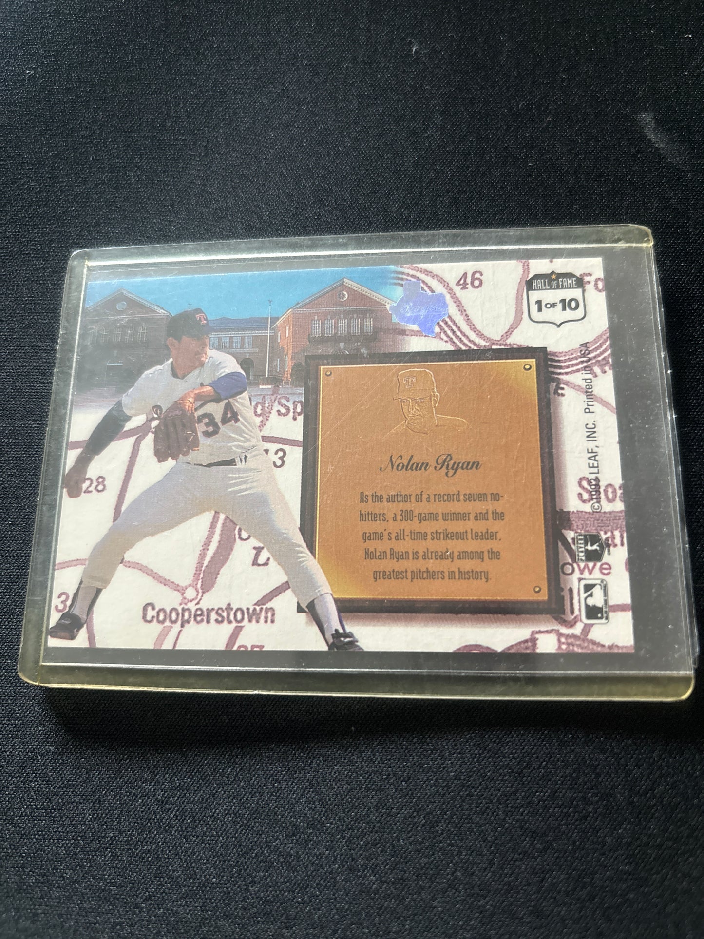 Nolan Ryan Leaf Set Heading for the Hall 1 of 10