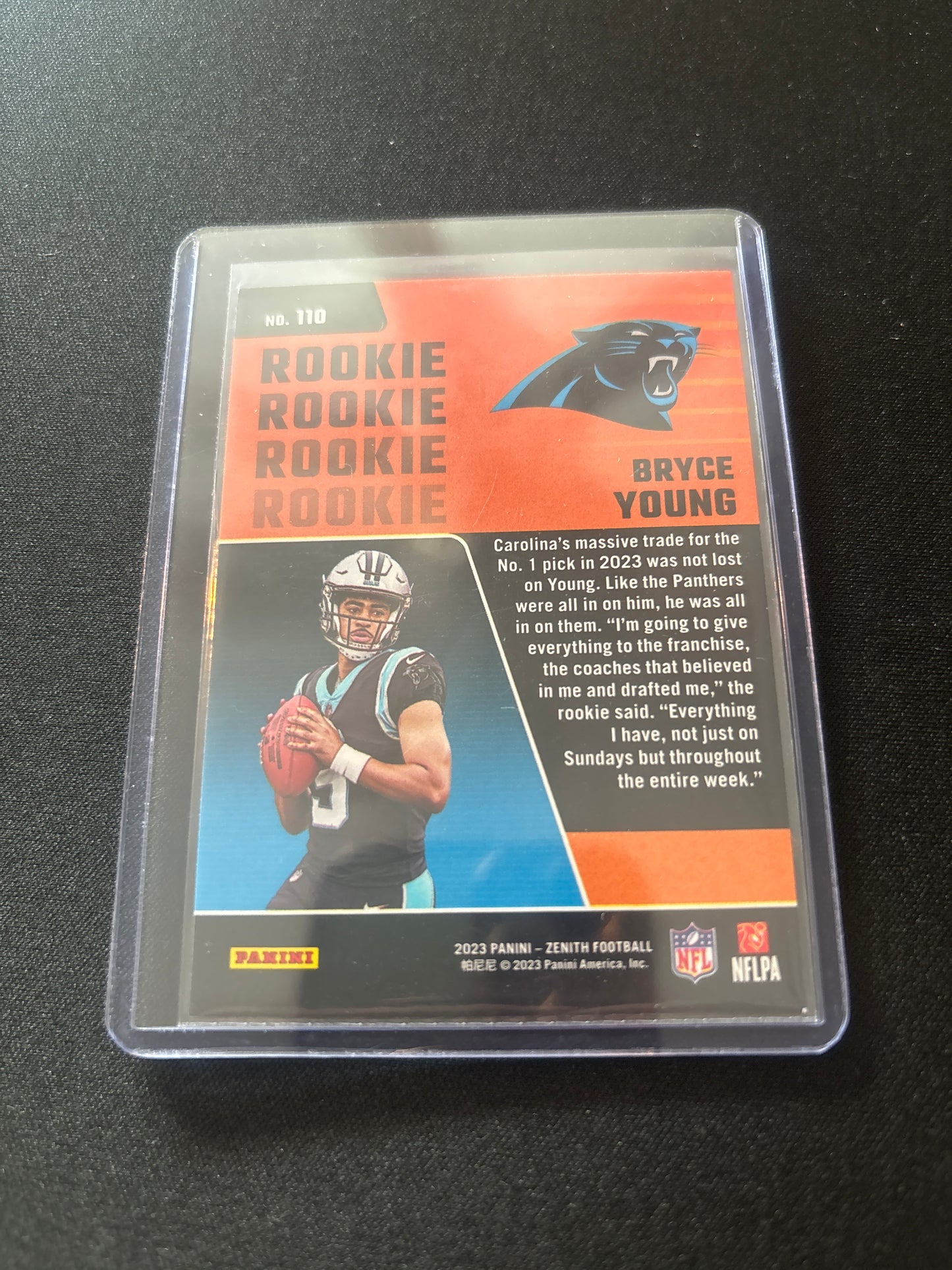 Bryce Young Score Red Zone Rookie #110