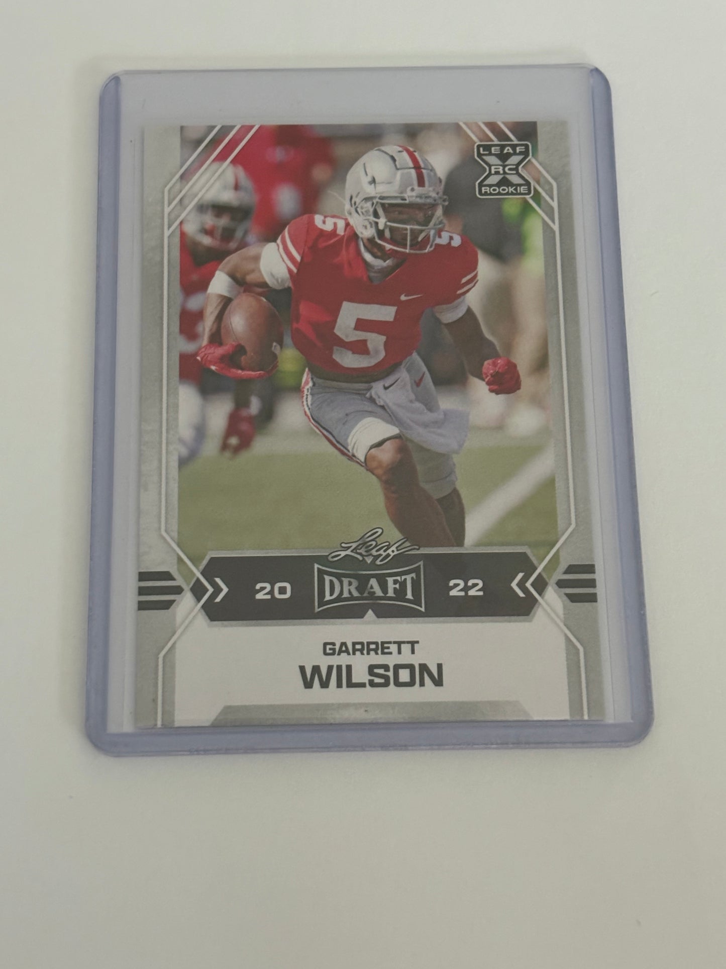 Garrett Wilson Leaf Rookie #D7