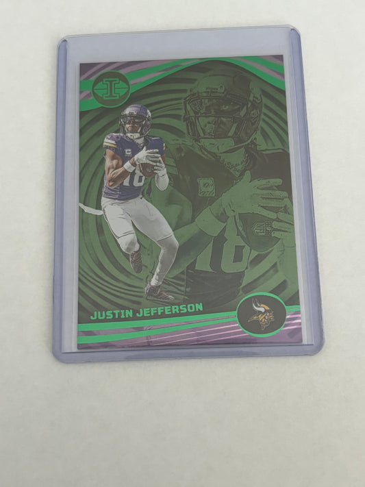 Justin Jefferson Panini Illusions (Emerald) #72