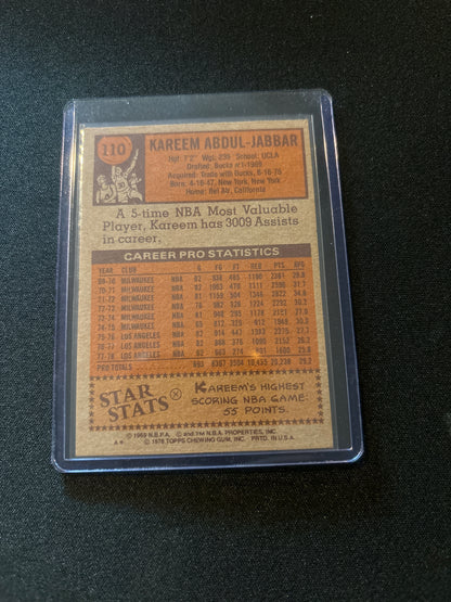 Kareem Abdul-Jabbar Topps #110