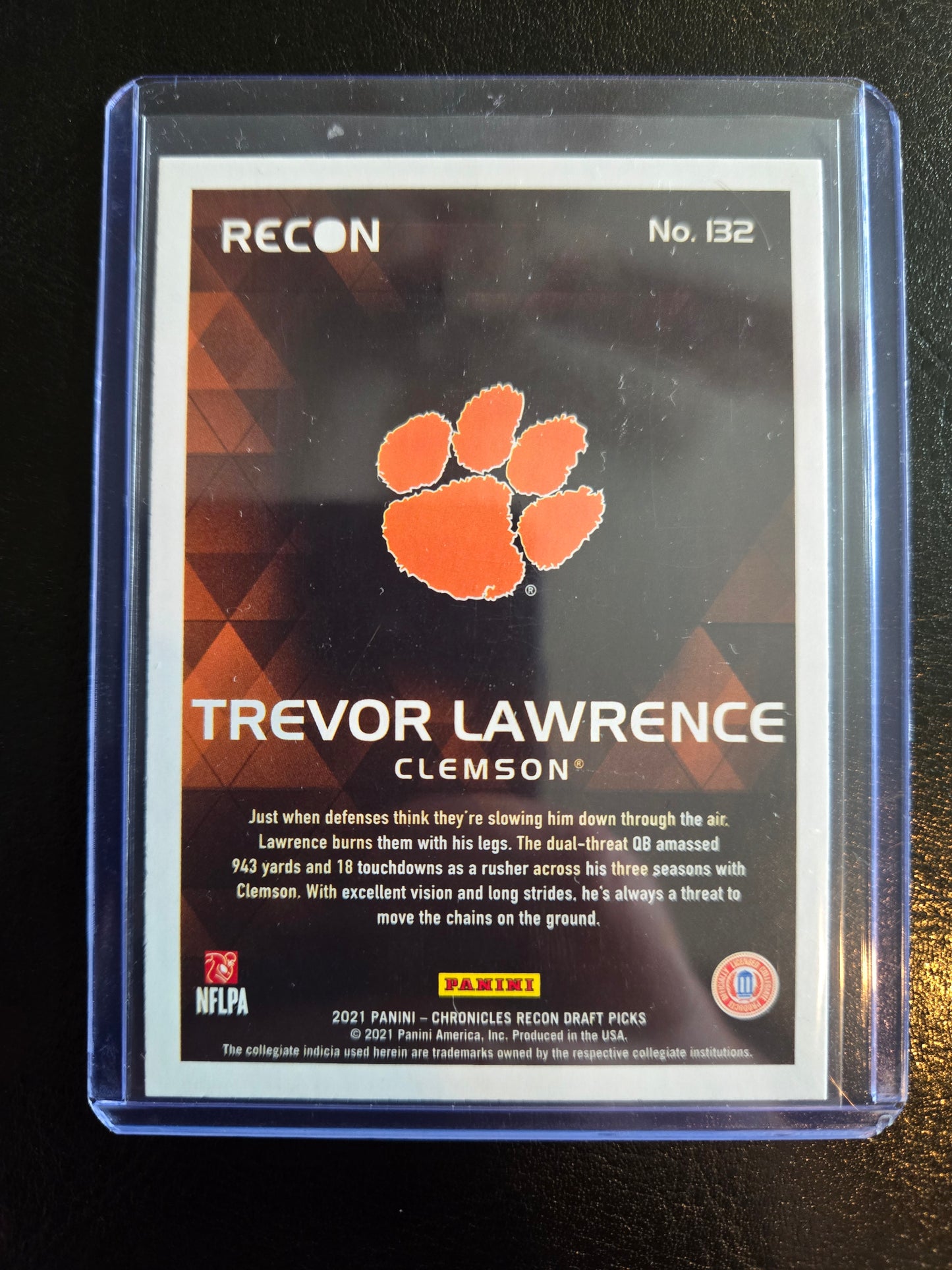 Trevor Lawrence Panini Chronicles Recon Rookie #132