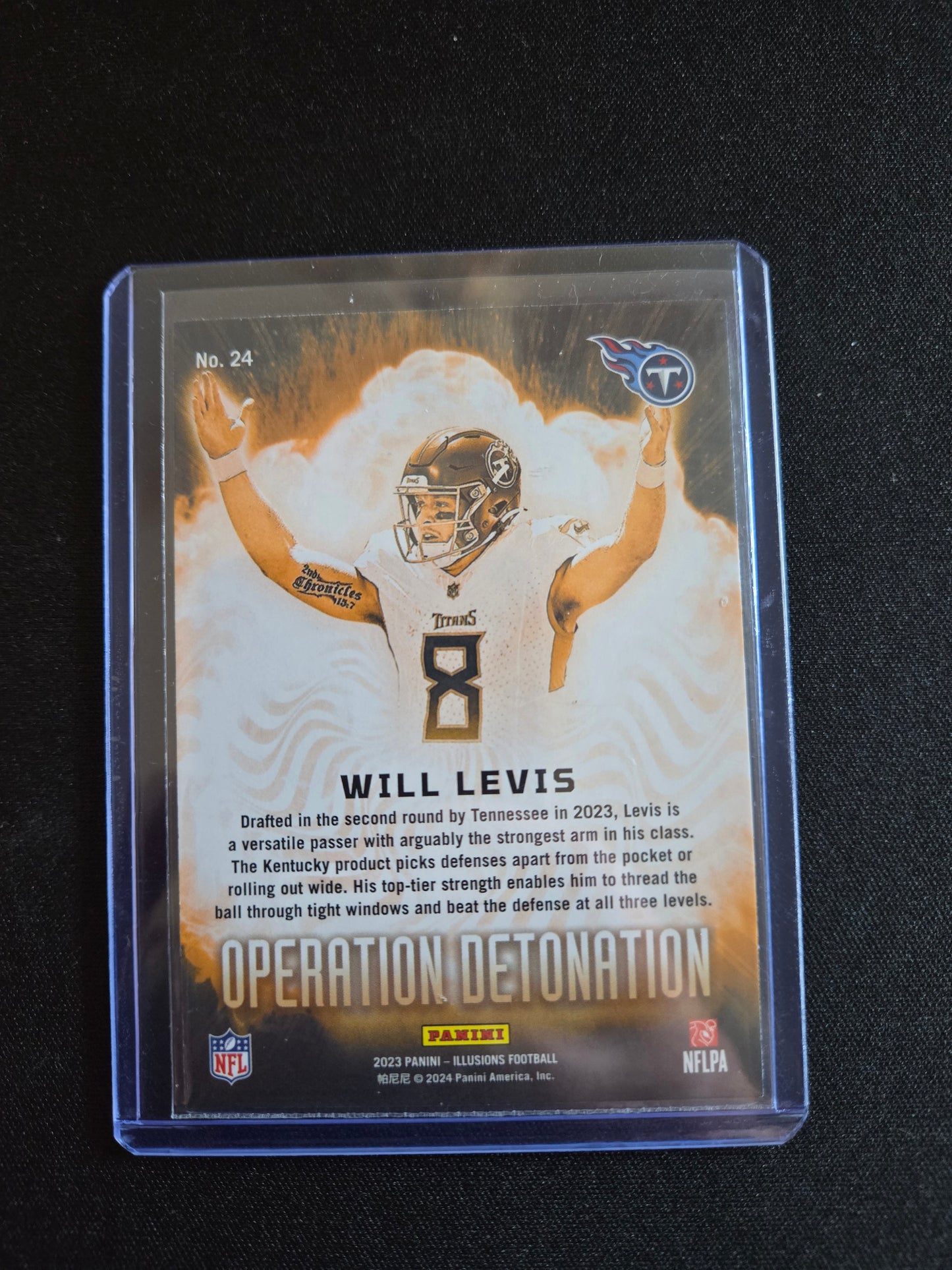 Will Levis Panini Illusions Rookie #24