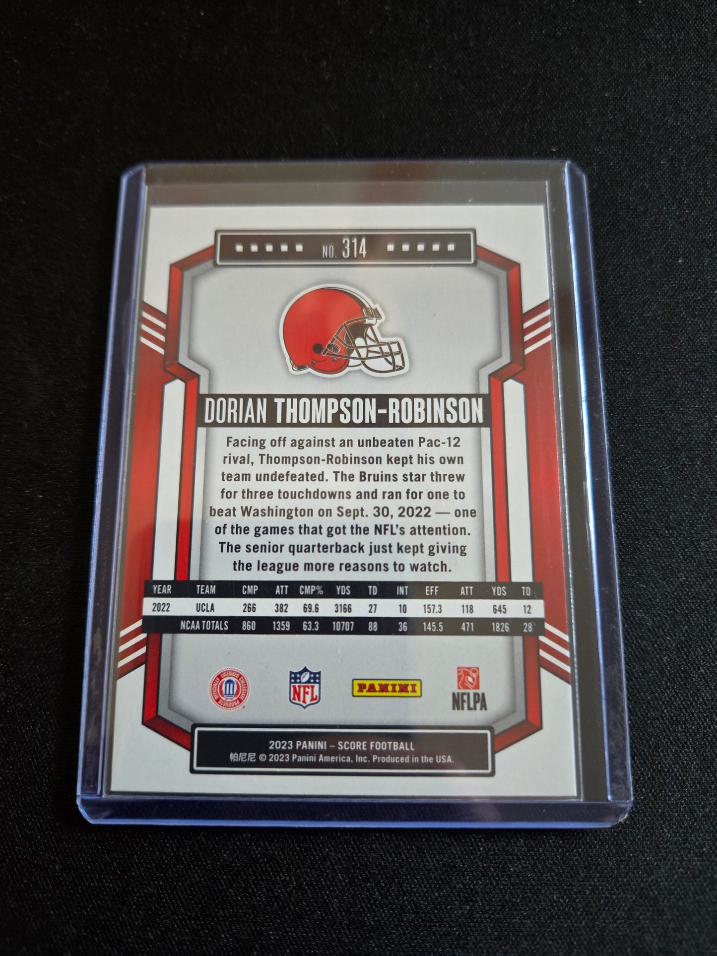 Dorian Thompson-Robinson Score Rookie #314