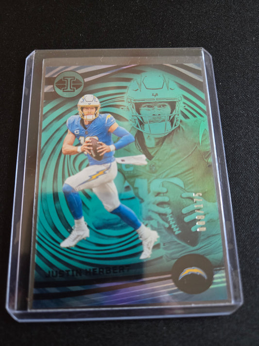 Justin Herbert Panini Illusions Numbered 88/175 (Teal) #62