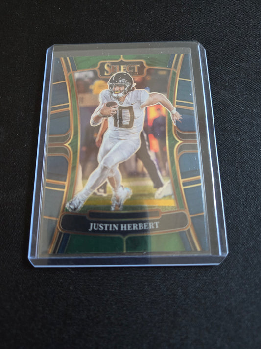 Justin Herbert Panini Select #34