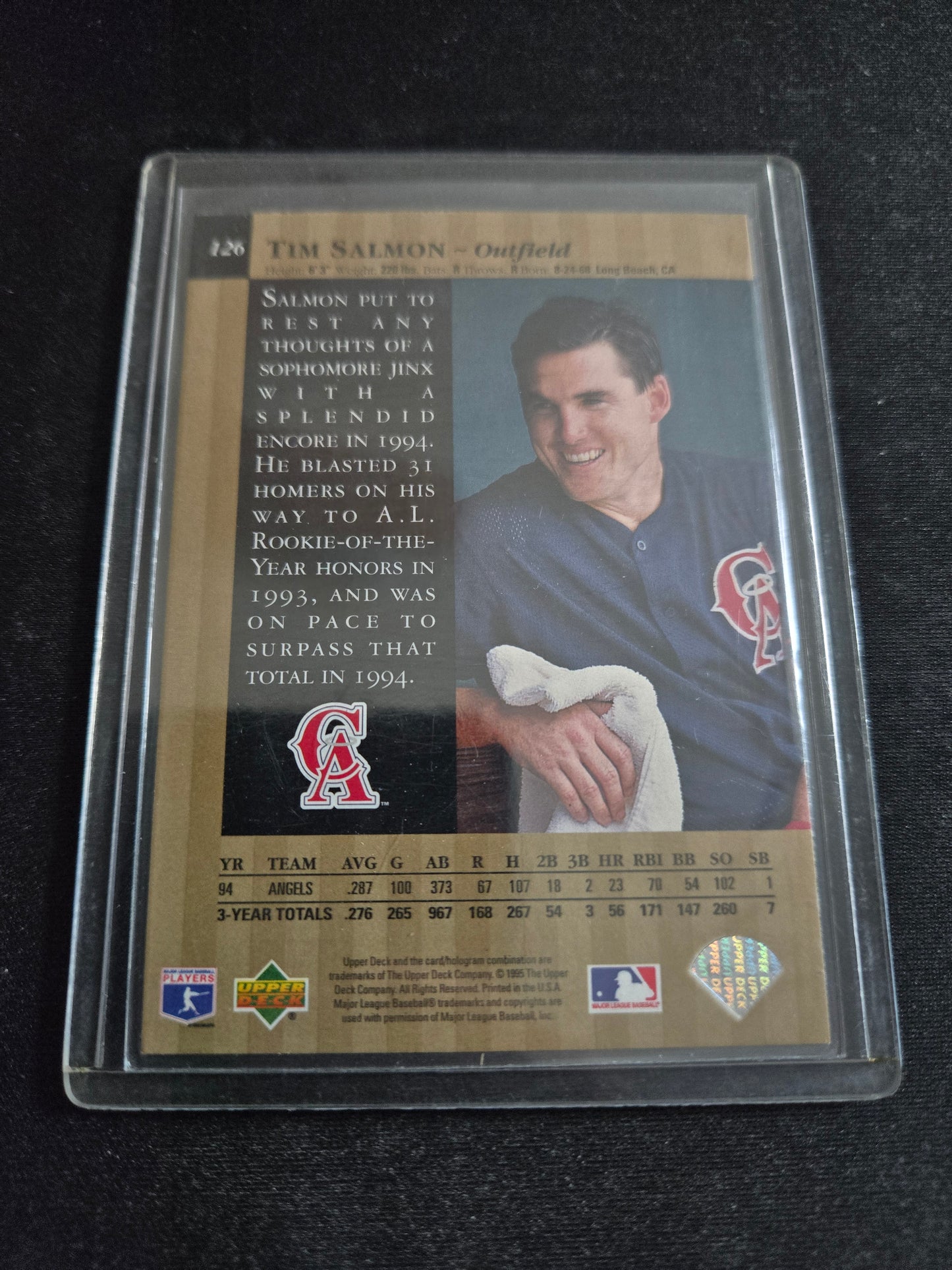 Tim Salmon Upper Deck Special Edition Gold #126