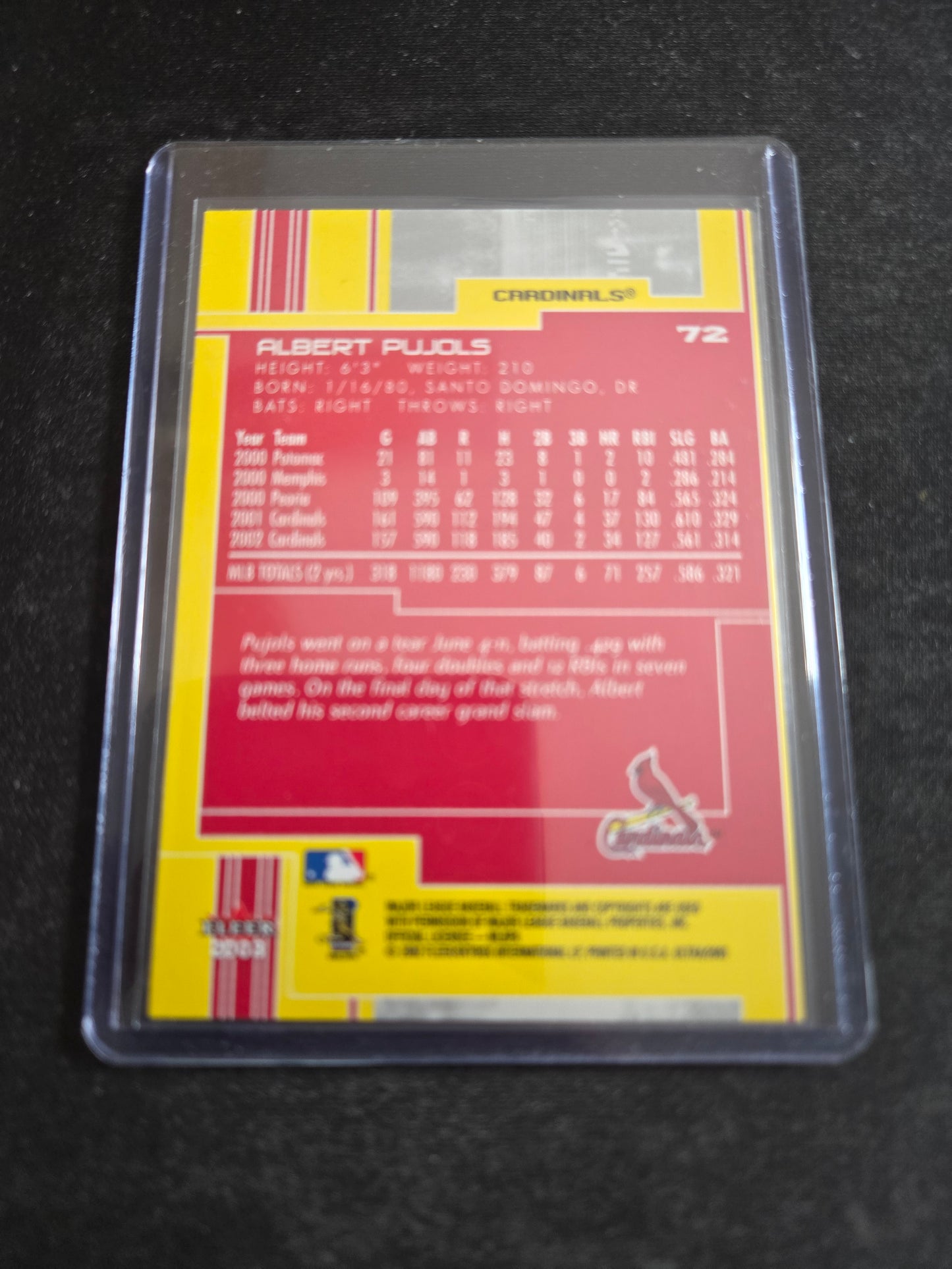 Albert Pujols Fleer Ultra #72