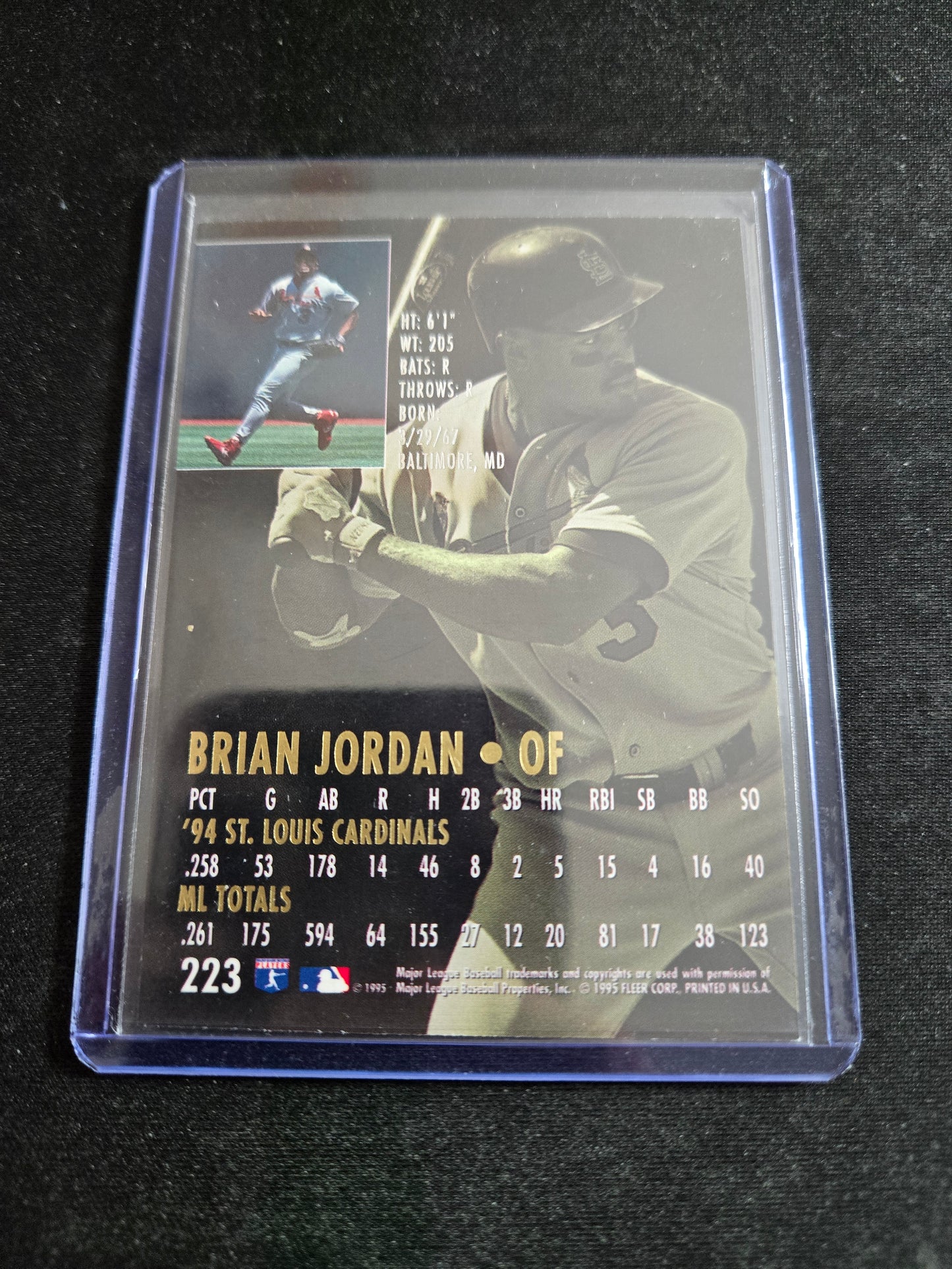 Brian Jordan Fleer Ultra #223