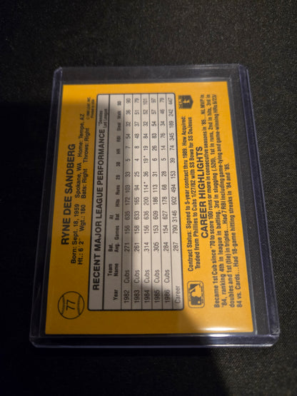 Ryne Sandberg Donruss #77