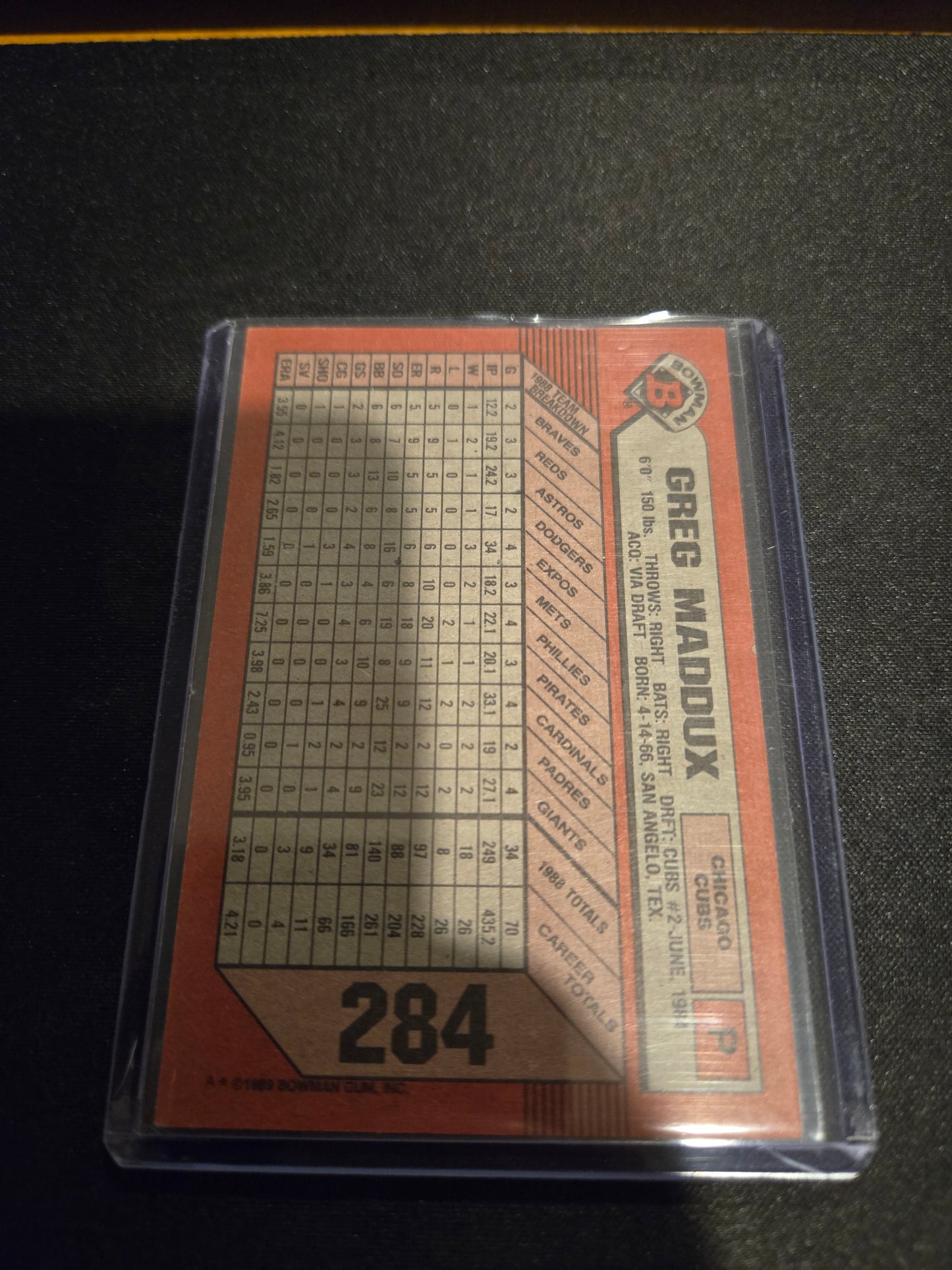 Greg Maddux Bowman #284