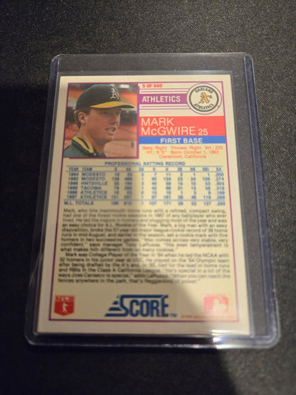 Mark McGwire Score 5 of 660