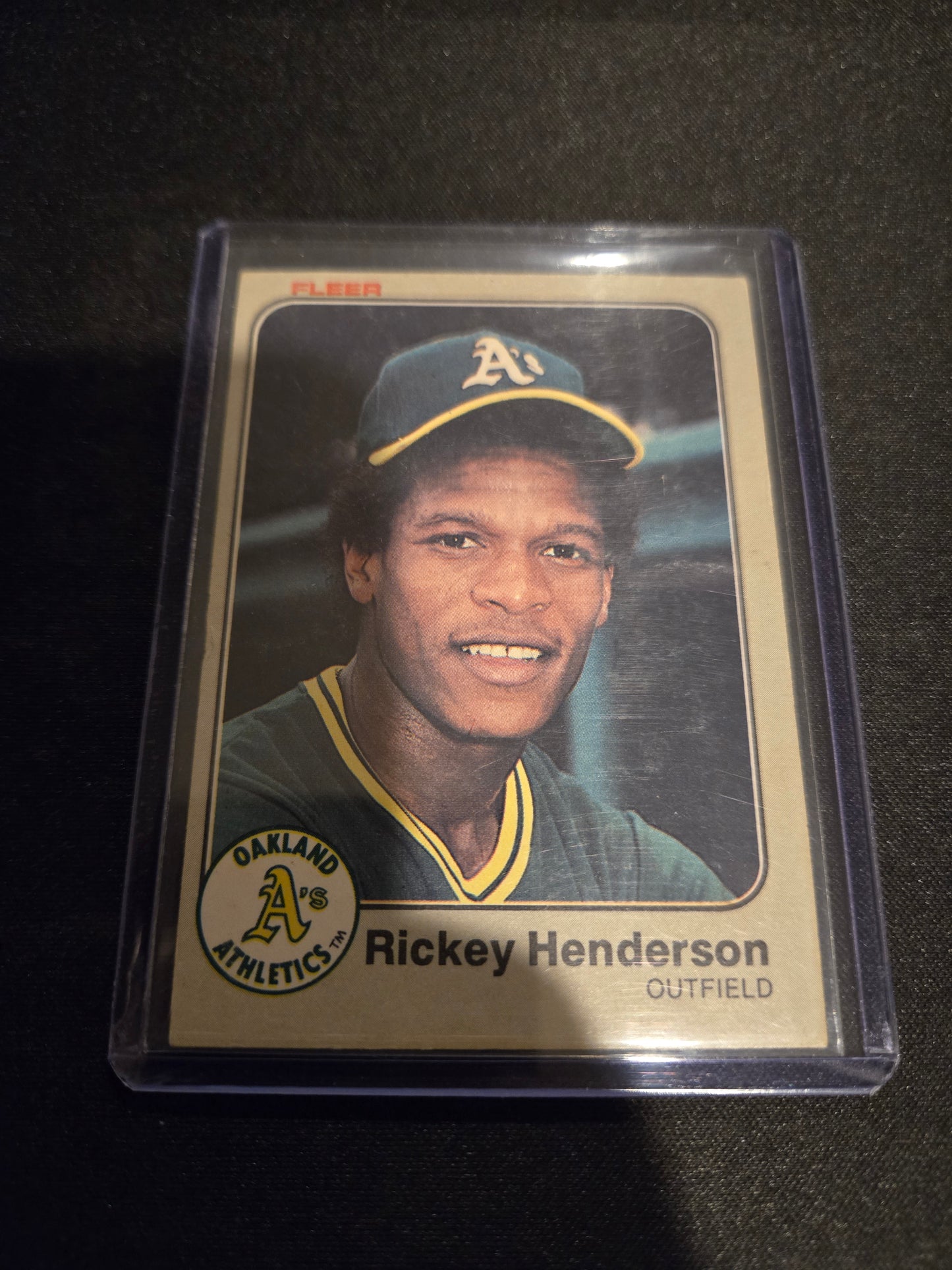 Rickey Henderson Fleer #519