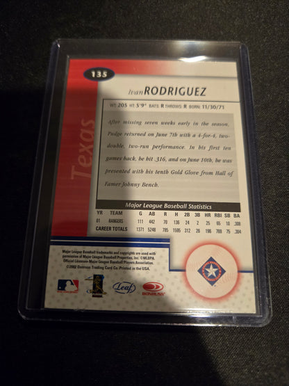 Ivan Rodriguez Leaf Certified #135