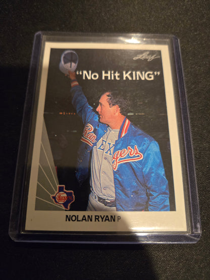 Nolan Ryan Leaf No Hit King #265