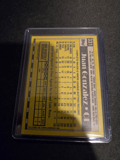 Juan Gonzalez Topps #331