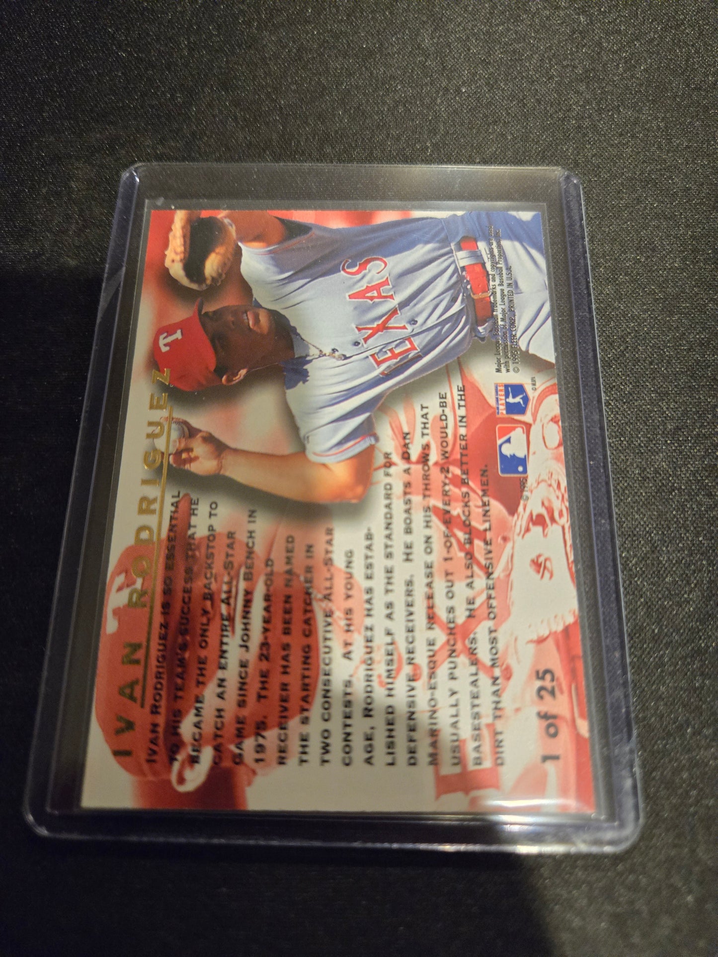 Ivan Rodriguez Fleer Ultra Award Winner 1 of 25