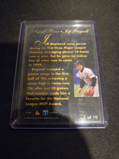 Jeff Bagwell Flair Infield Power 1 of 10