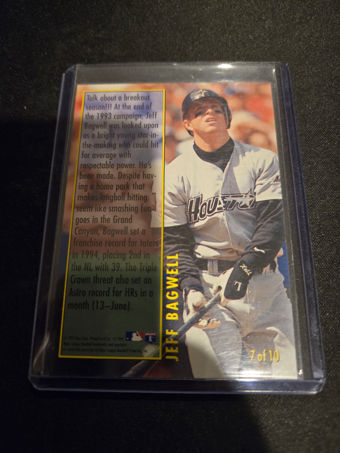 Jeff Bagwell Fleer Ultra Home Run King 7 of 10