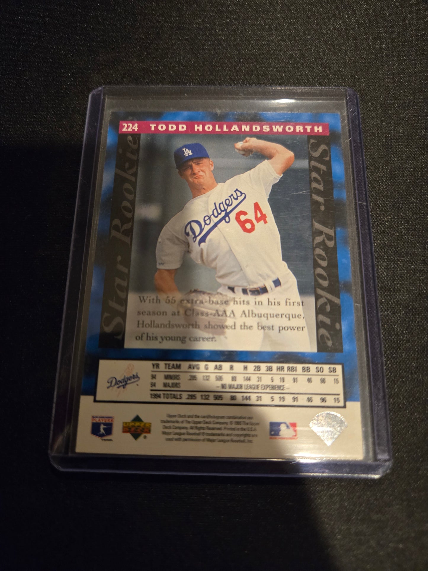 Todd Hollandsworth Upper Deck Star Rookie #224