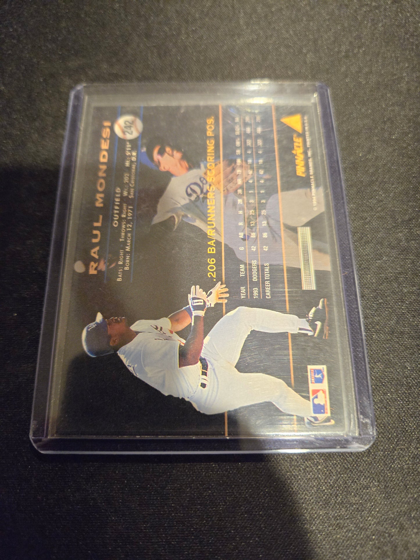 Raul Mondesi Pinnacle Rookie #242