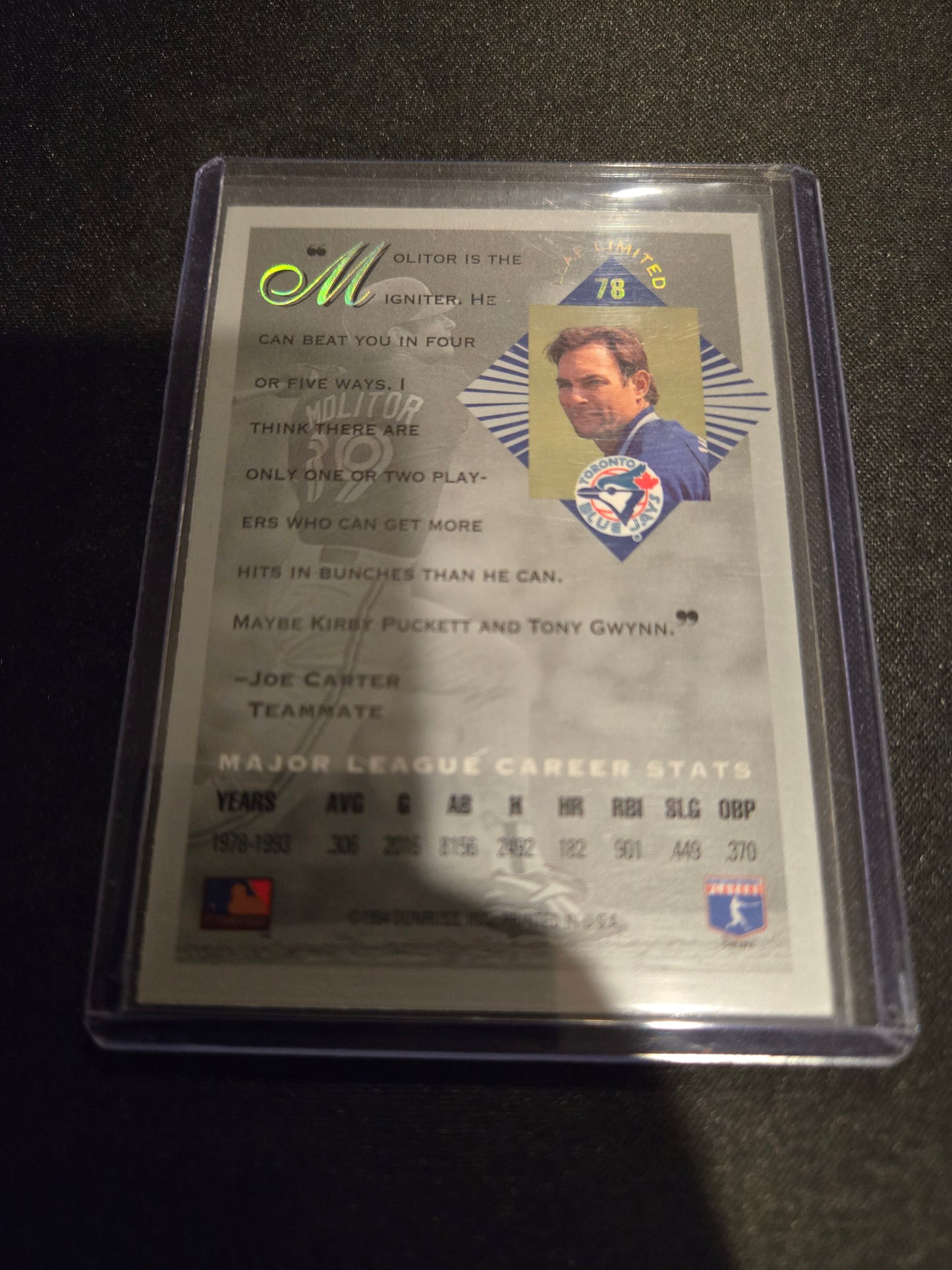 Paul Molitor Leaf Limited #78