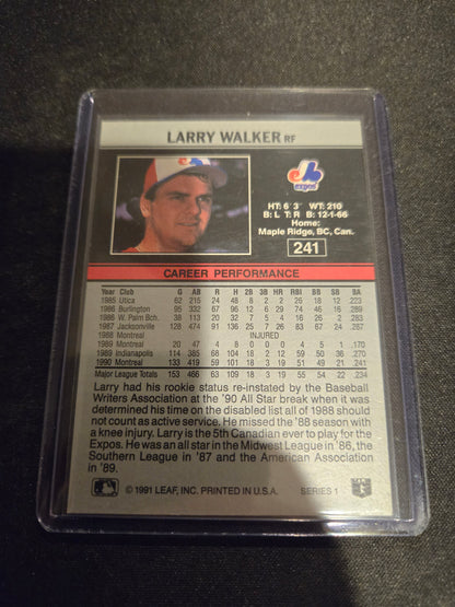 Larry Walker Leaf #241