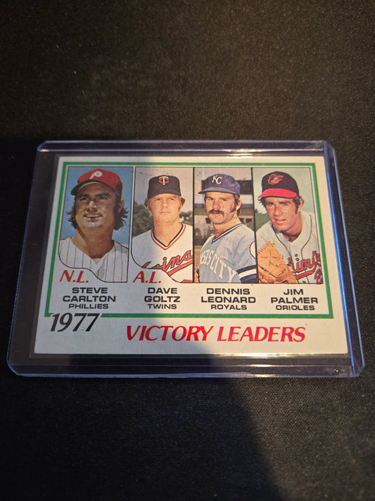 Jim Palmer Topps 1977 Victory Leaders #205