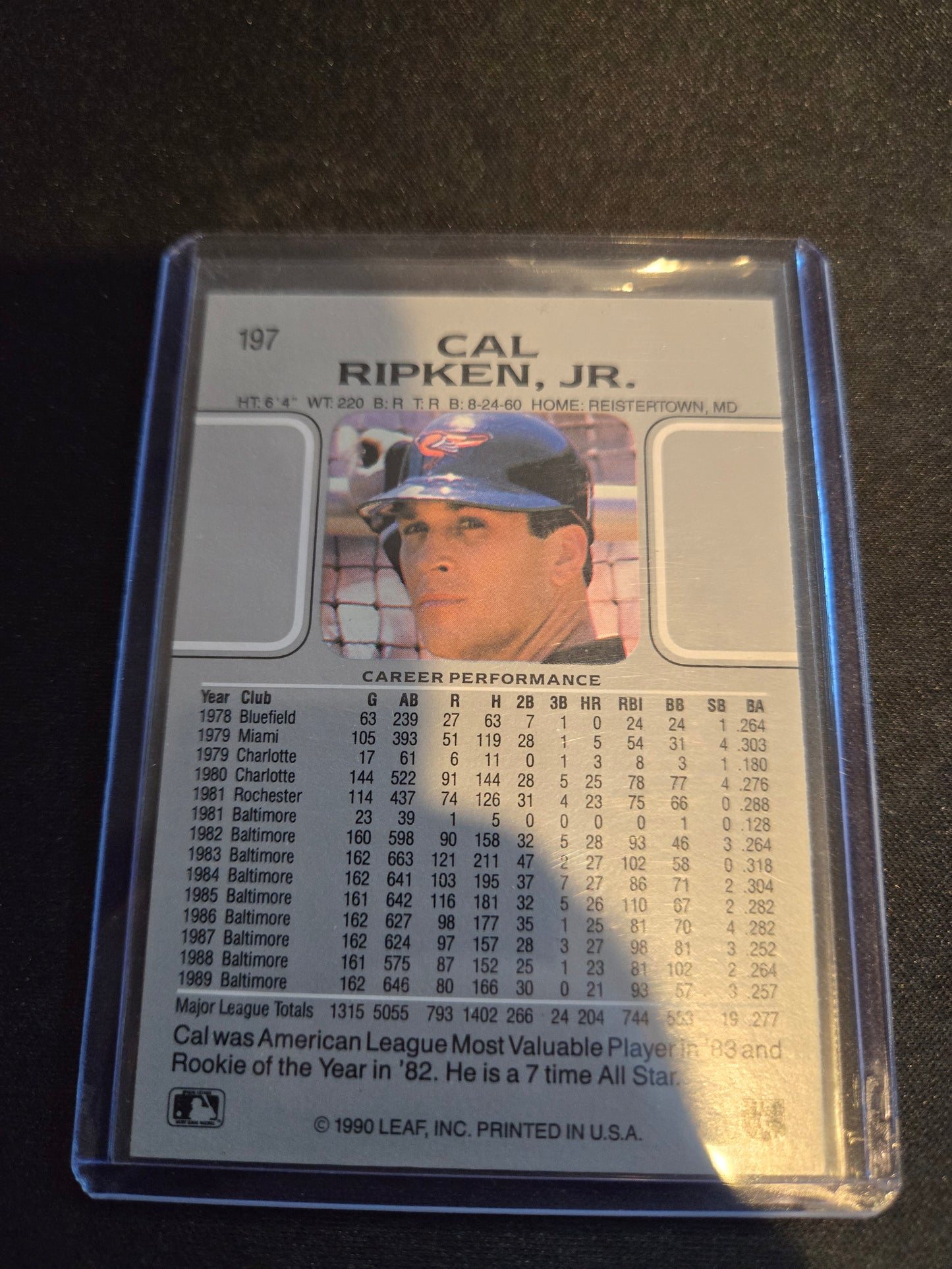 Cal Ripken Leaf #197