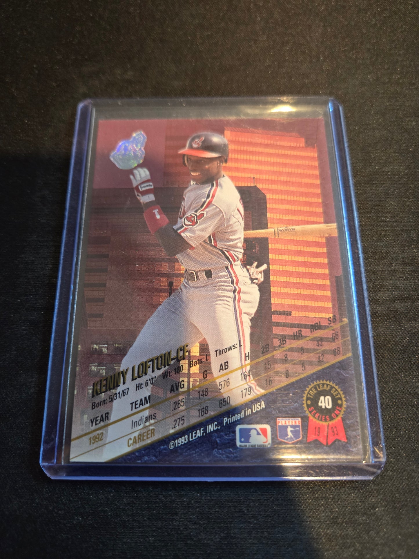 Kenny Lofton Leaf Set #40