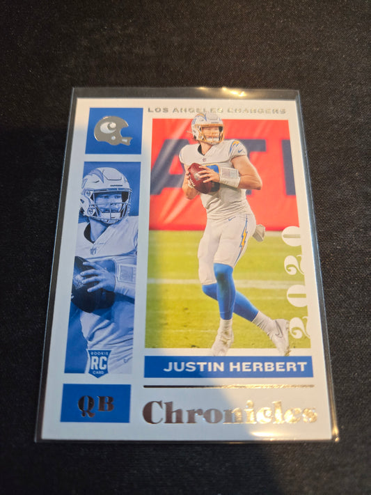 Justin Herbert Panini Chronicles Rookie #53