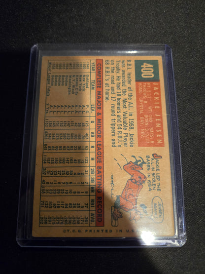 Jackie Jensen Topps #400