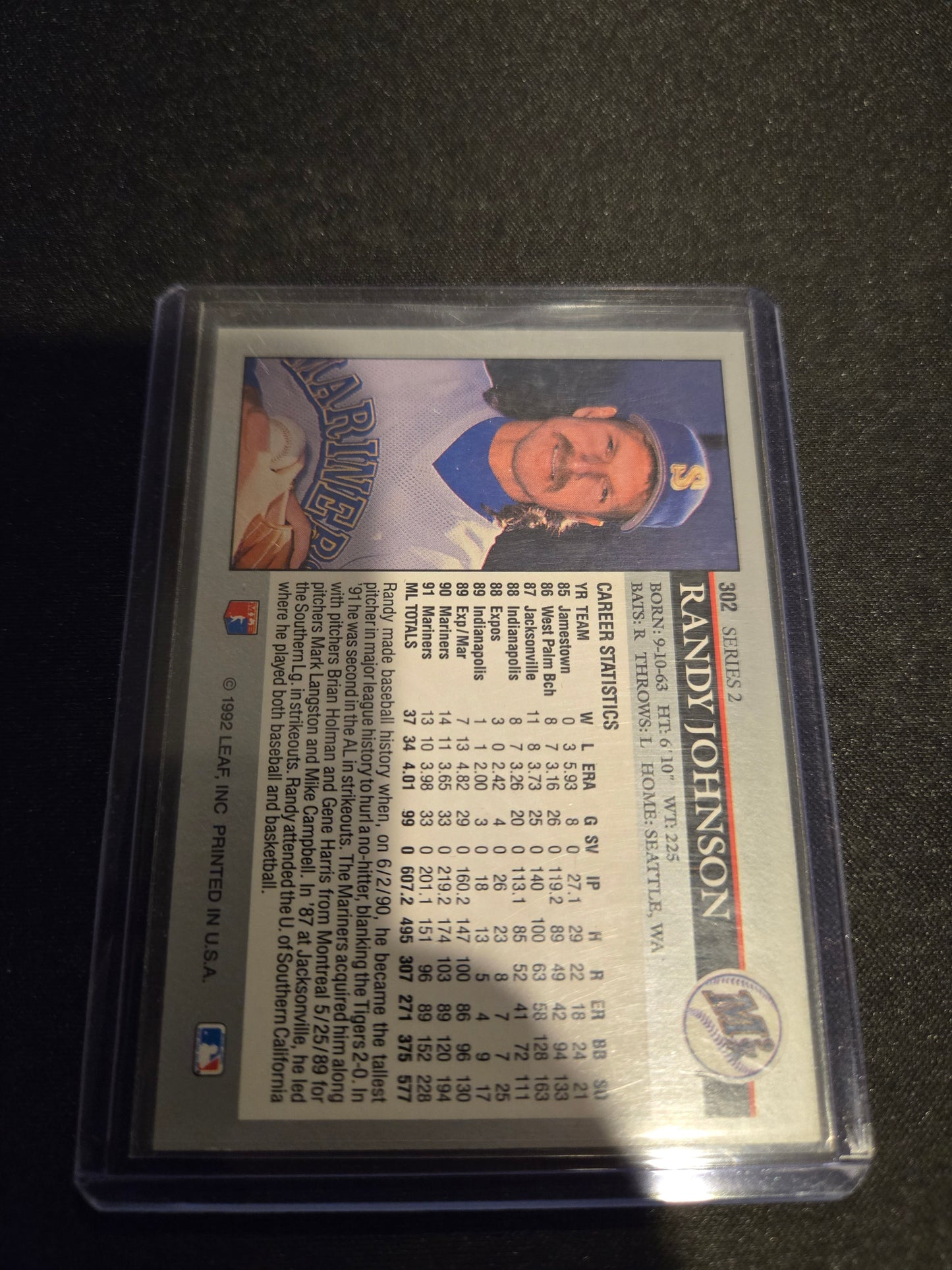 Randy Johnson Leaf #302