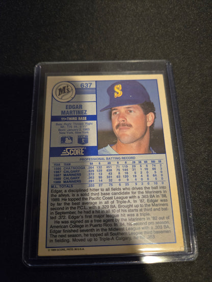 Edgar Martinez Score Rookie #637