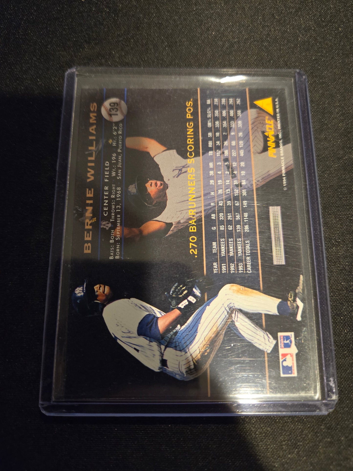 Bernie Williams Pinnacle #139