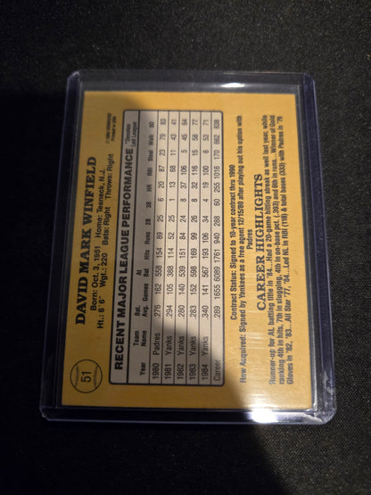 Dave Winfield Donruss #51