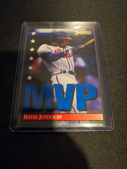 David Justice Donruss MVP 1 of 28