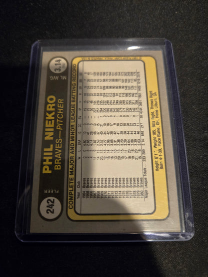 Phil Niekro Fleer #242