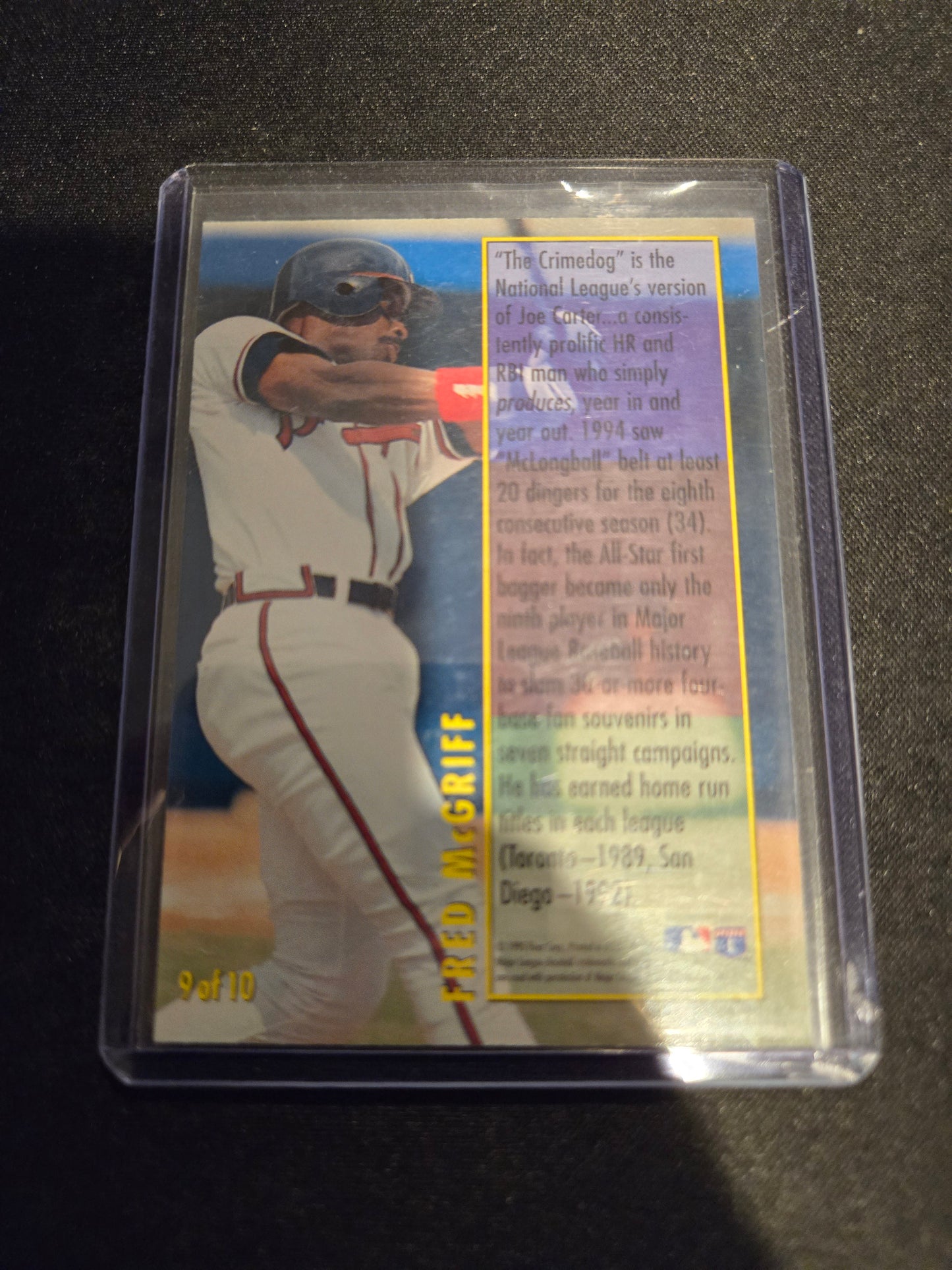 Fred McGriff Home Run King 9 of 10