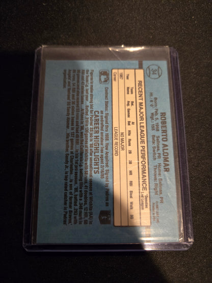 Roberto Alomar Donruss Rookie #34