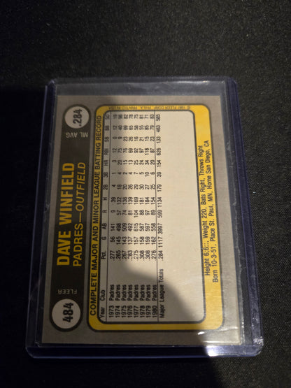 Dave Winfield Fleer #484