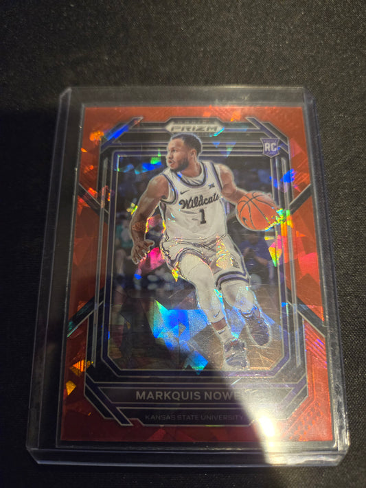 Markquis Nowell Panini Prizm Rookie (Red Ice) #5