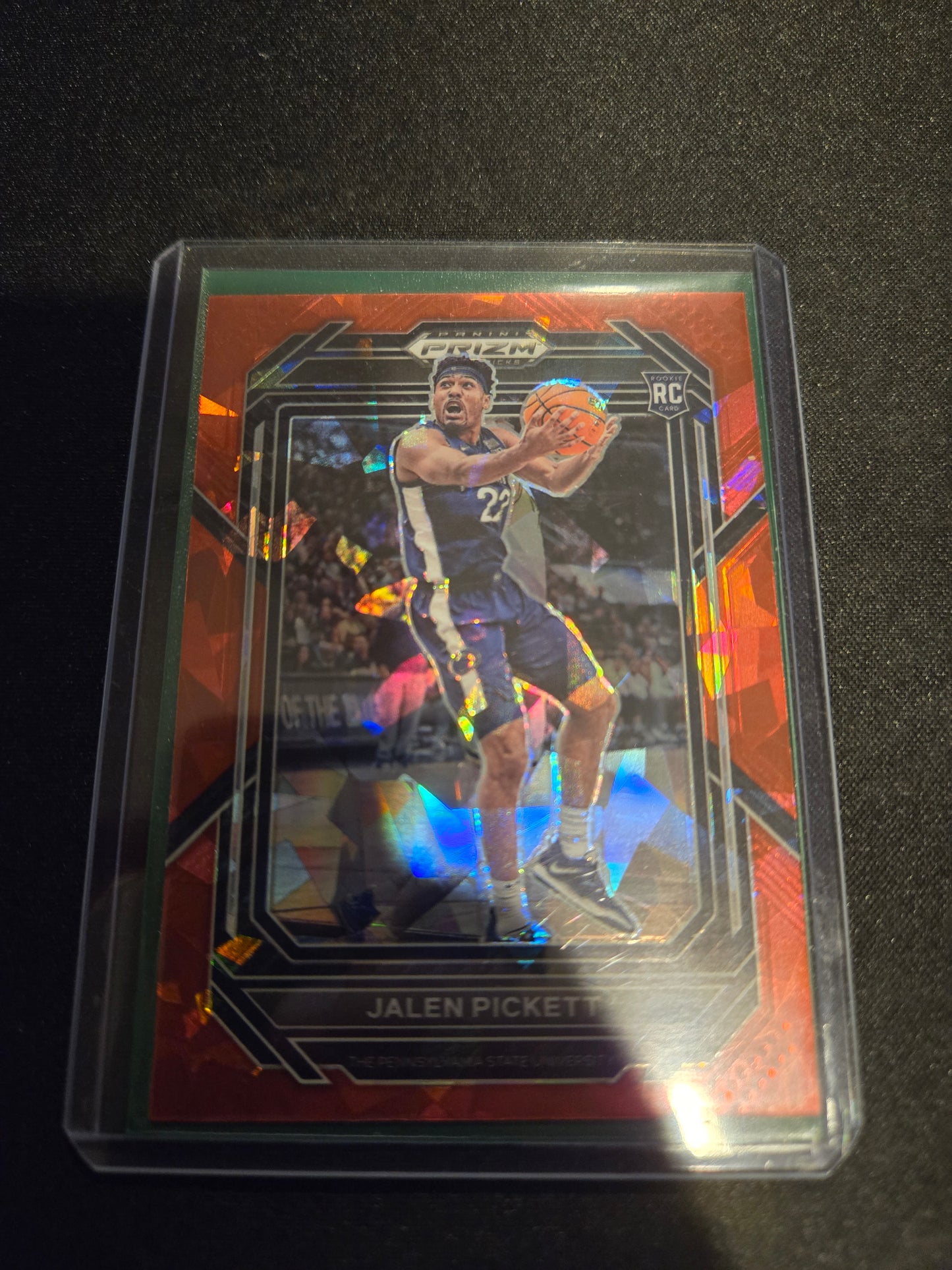 Jalen Pickett Panini Prizm Rookie (Red Ice) #32