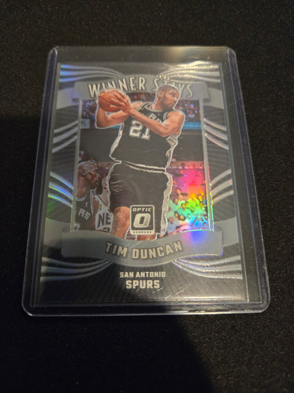 Tim Duncan 2023 Donruss Optic Winner Stays #5