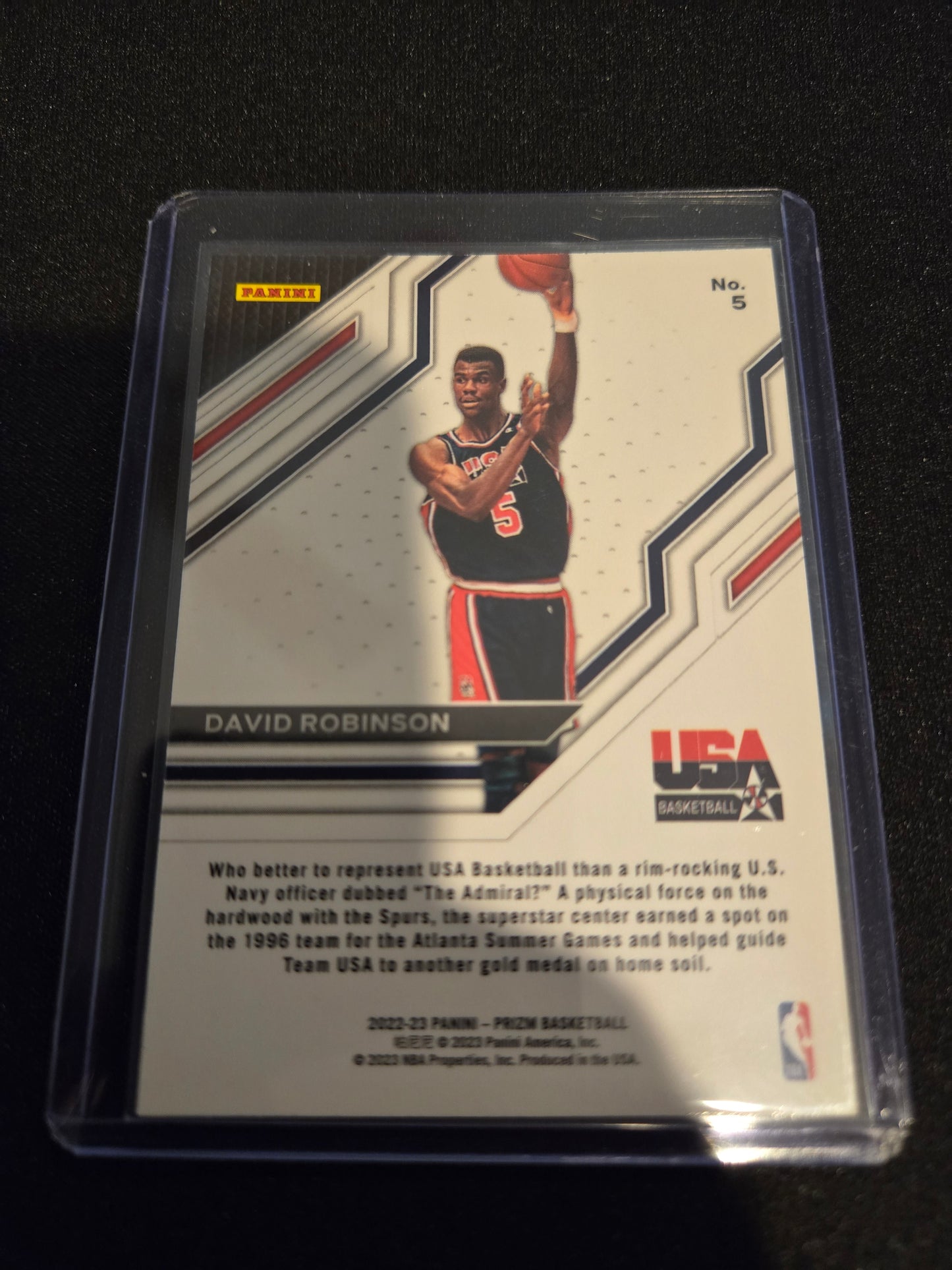 David Robinson Panini Prizm USA Basketball #5