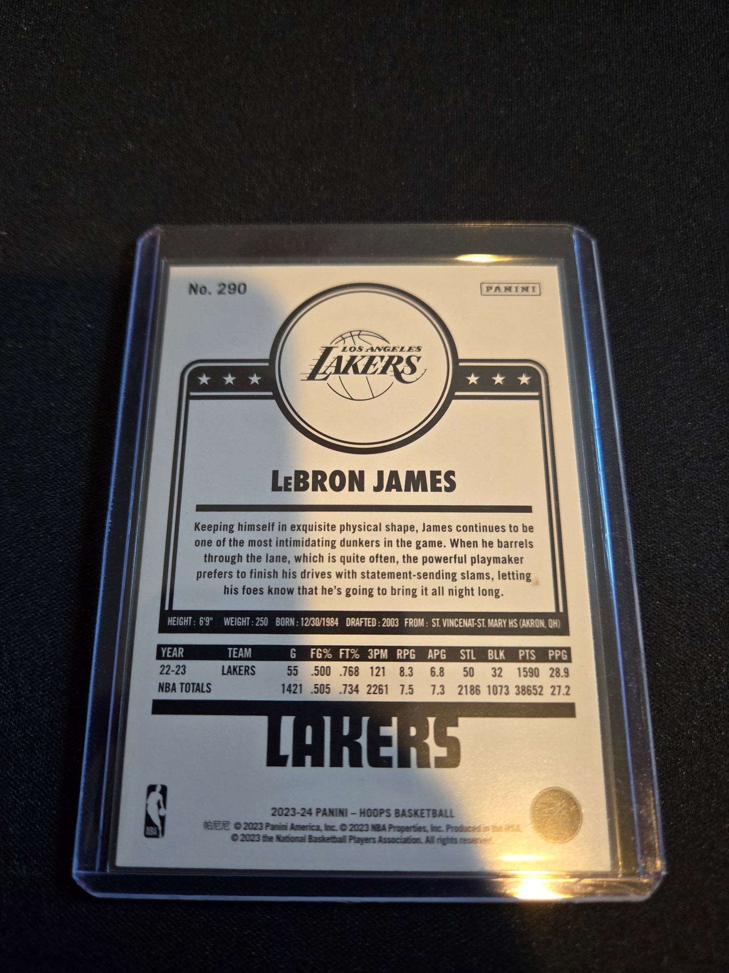 Lebron James NBA Hoops #290